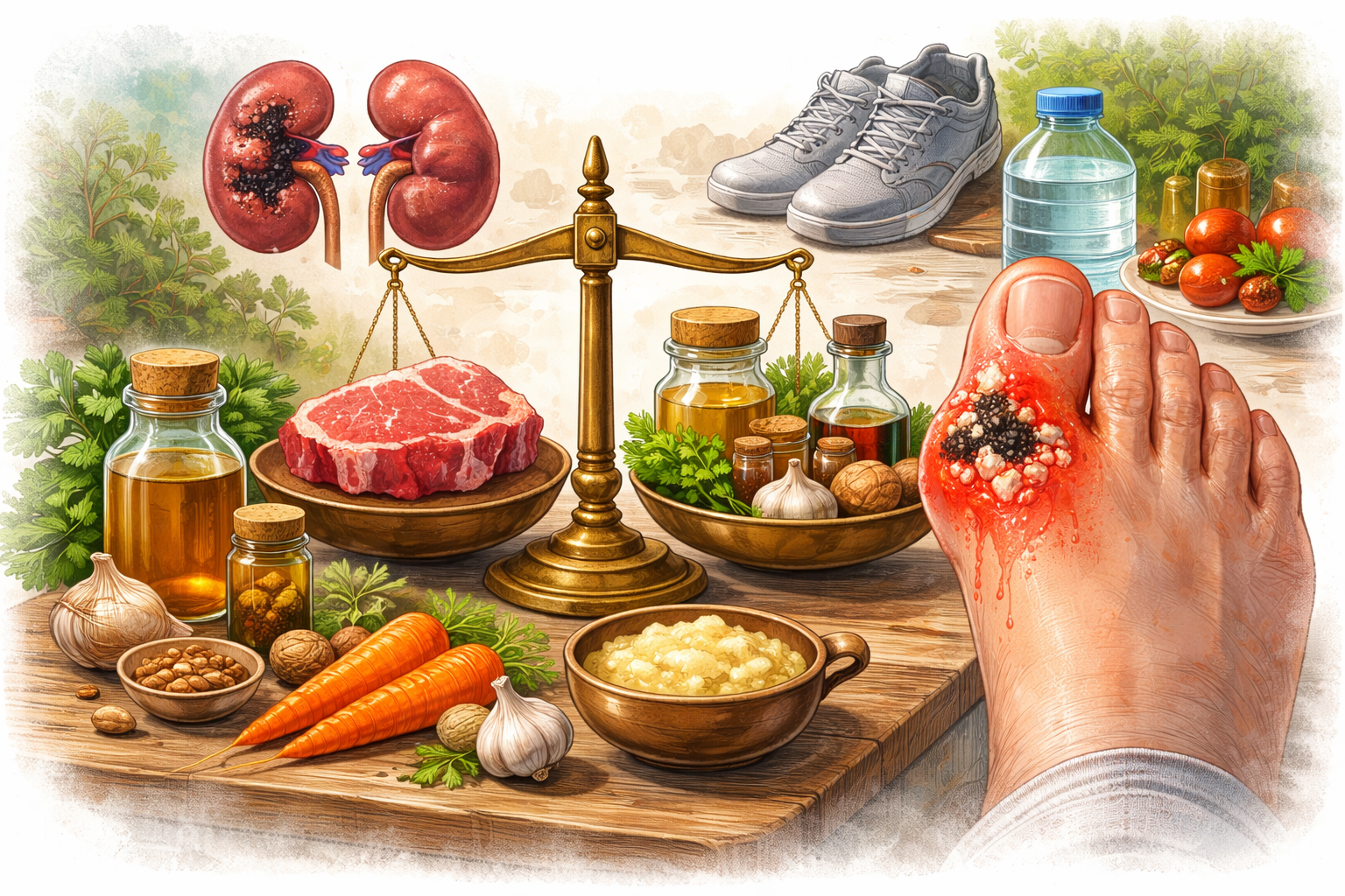 بیماری نقرس از نگاه طب سنتی