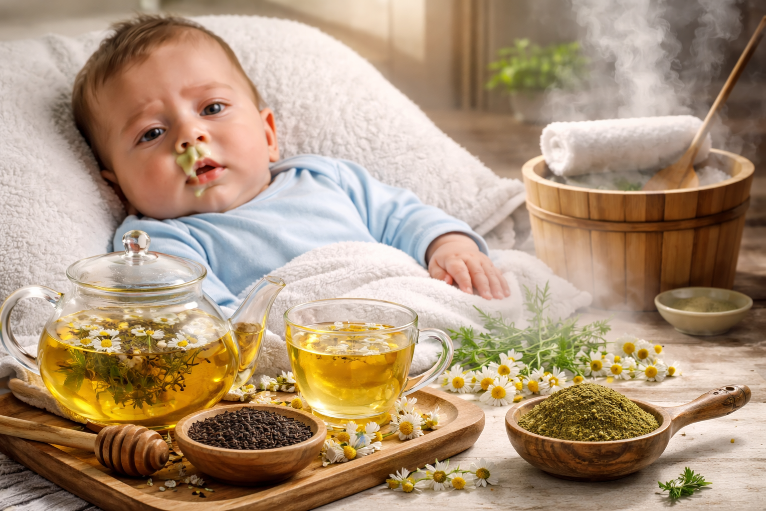 بررسی علل و راهکارهای تعدیل ترشحات تنفسی در نوزادان
