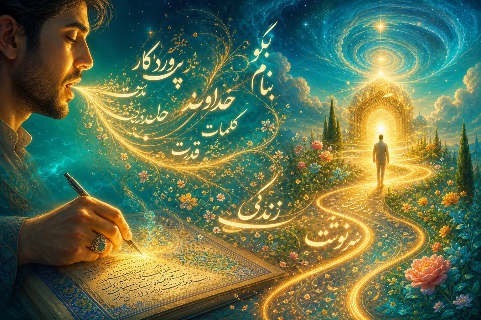 استاد محمد راد پاسخ میدهد:نام، کلام و نوشتار چگونه بر مسیر زندگی انسان اثر می‌گذارند؟